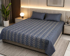 French rose -Slate Mosaic luxe - 100% cotton bedsheet