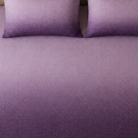 Ombre - Lavender Plum Ombre Premium -100% Cotton Bedsheet Set