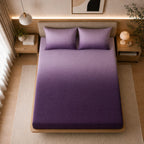 Ombre - Lavender Plum Ombre Premium -100% Cotton Bedsheet Set
