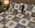 Jhumka - Heritage Tulip Mosaic 100% Cotton Bedsheet