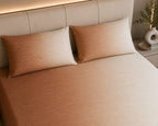 Ombre- Copper Ivory Ombre Premium Bedsheet Set - 100% cotton